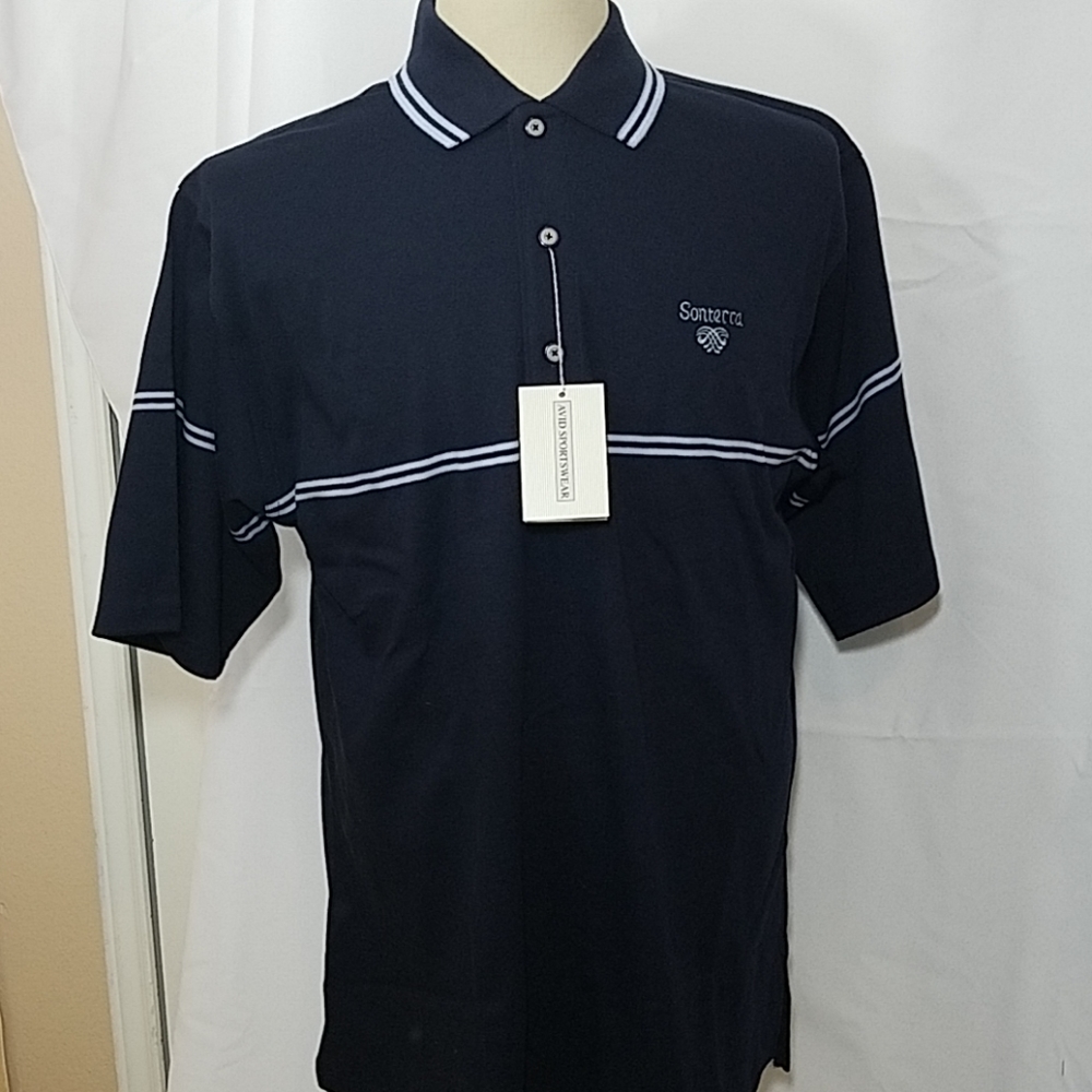 Avid Sportswear Men's Dark Blue The Club at Sonterra Polo Shirt